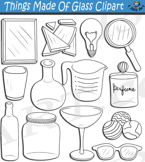 Things Made Of Glass Clipart