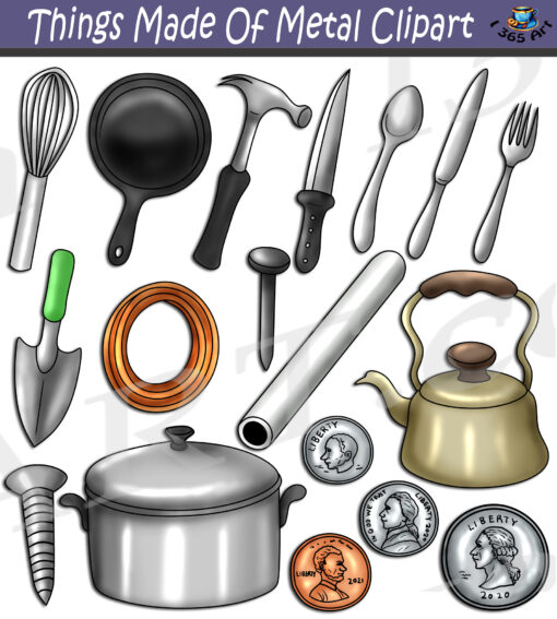 Things Made Of Metal Clipart