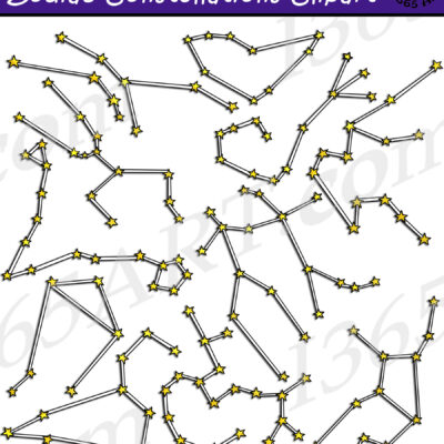 Zodiac Constellations Clipart