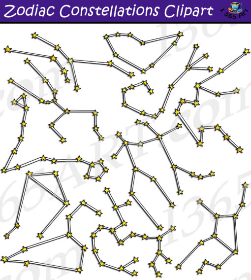 Zodiac Constellations Clipart