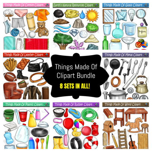 Things Made Of Clipart Bundle