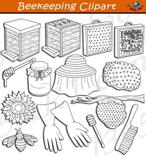 Beekeeping Clipart