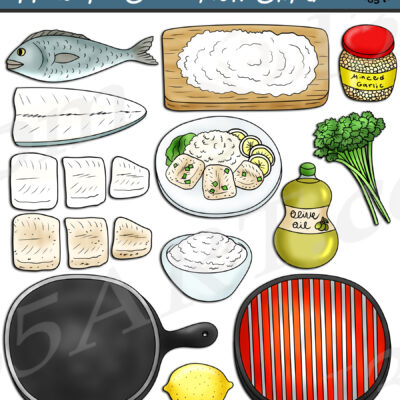 How To Cook Fish Clipart