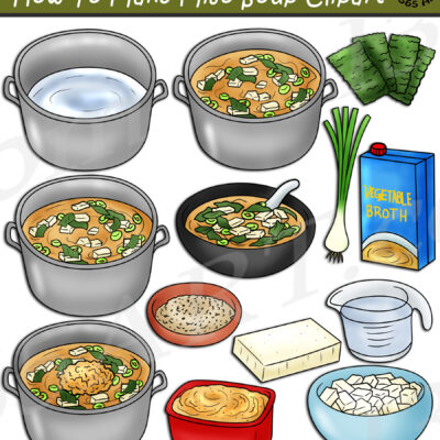 How To Make Miso Soup Clipart
