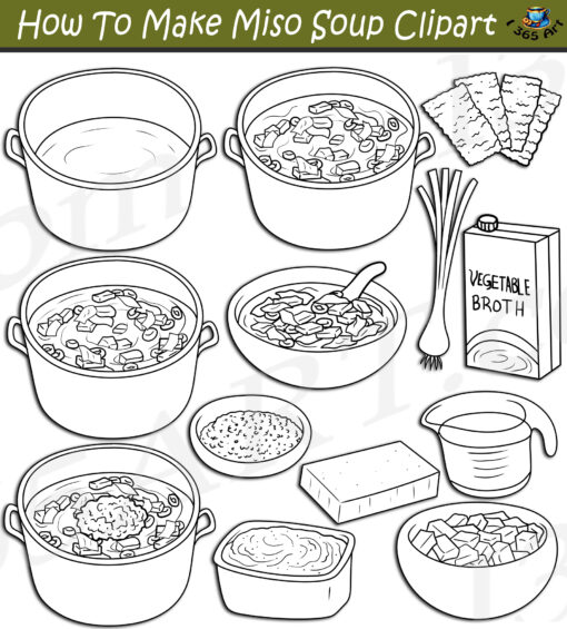 How To Make Miso Soup Clipart Download - Image 2