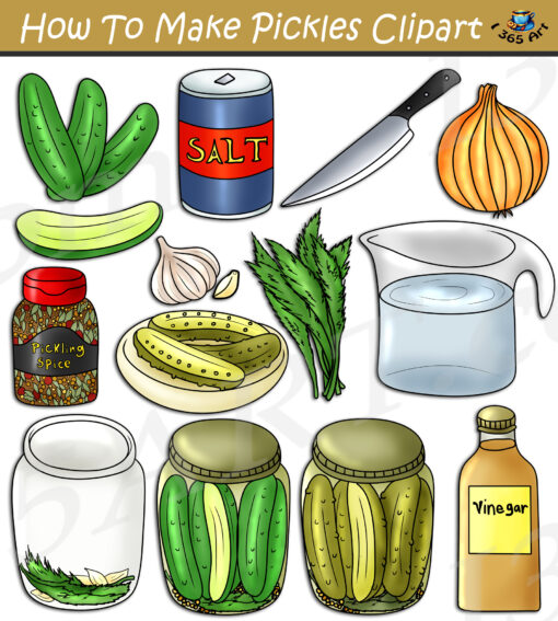 How To Make Pickles Clipart