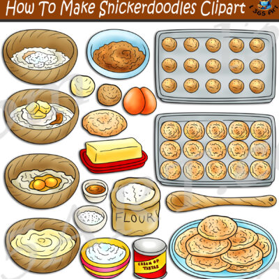 How To Make Snickerdoodles Clipart