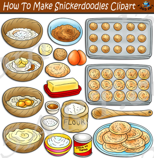 How To Make Snickerdoodles Clipart