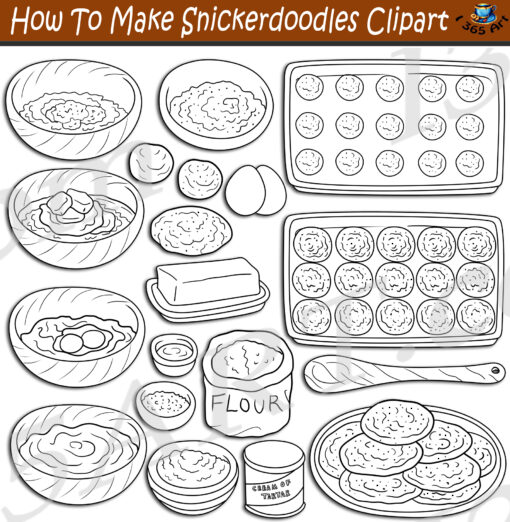How To Make Snickerdoodles Clipart