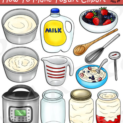 How To Make Yogurt Clipart
