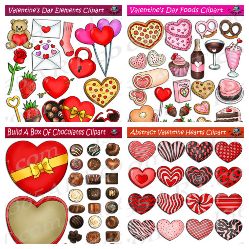 Valentine's Day Clipart Bundle