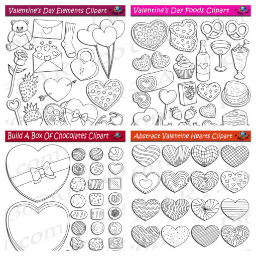 Valentine's Day Clipart Bundle