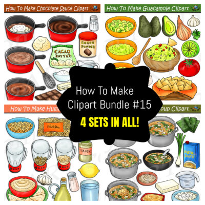 How To Make Foods Clipart Bundle