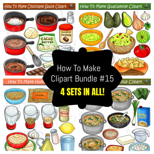 How To Make Foods Clipart Bundle