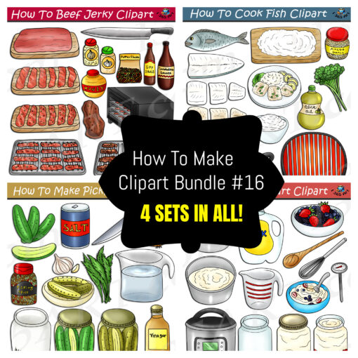 How To Make Foods Clipart Bundle