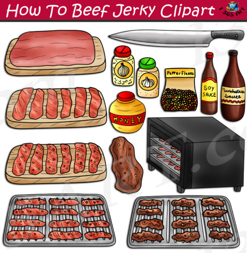 How To Make Beef Jerky Clipart