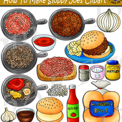 How To Make Sloppy Joes Clipart