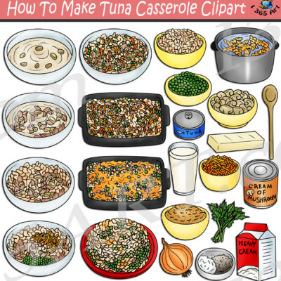 How To Make Tuna Casserole Clipart