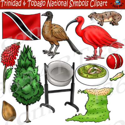 Trinidad And Tobago National Symbols Clipart