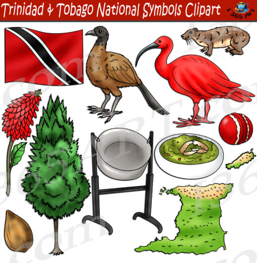 Trinidad And Tobago National Symbols Clipart