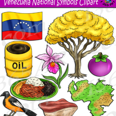 Venezuela National Symbols Clipart