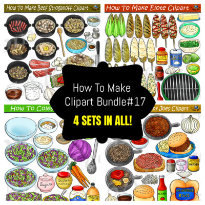 How To Make Foods Clipart Bundle
