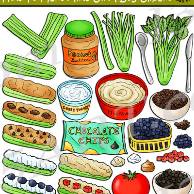 How To Make Ants On A Log Clipart