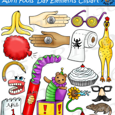 April Fool's Day Elements Clipart