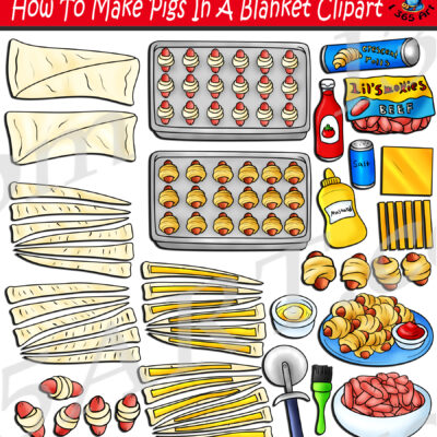 How To Make Pigs In A Blanket Clipart