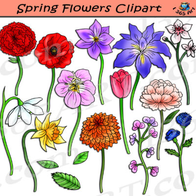 Spring Flowers Clipart