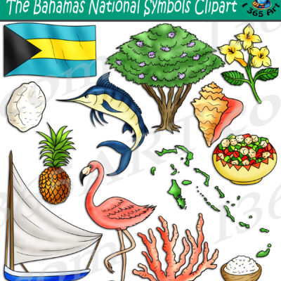 The Bahamas National Symbols Clipart