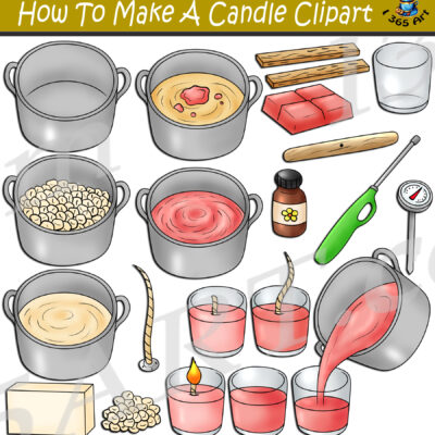 How To Make A Candle Clipart