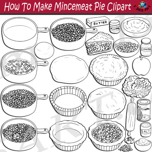 How To Make Mincemeat Pie Clipart