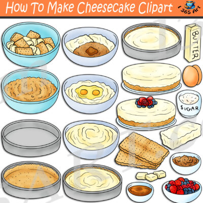 How To Make Cheesecake Clipart