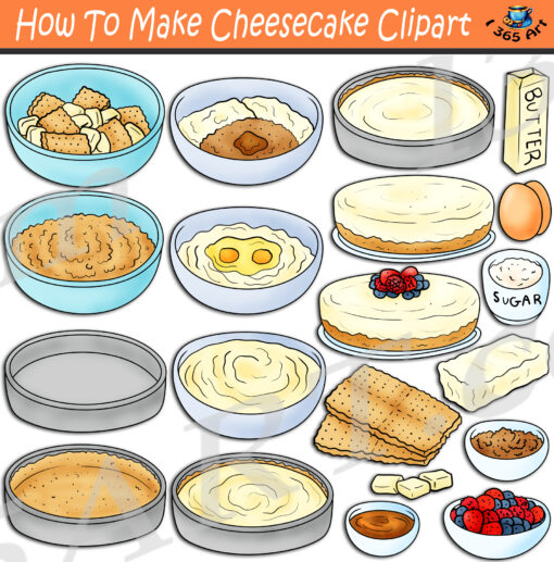 How To Make Cheesecake Clipart