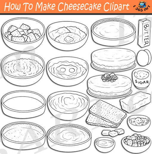 How To Make Cheesecake Clipart