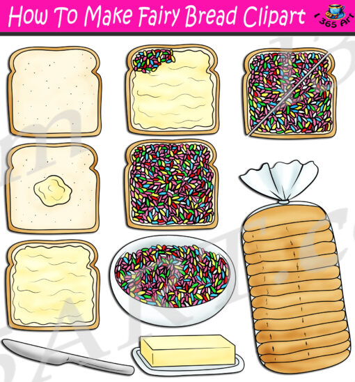 How To Make Fairy Bread Clipart