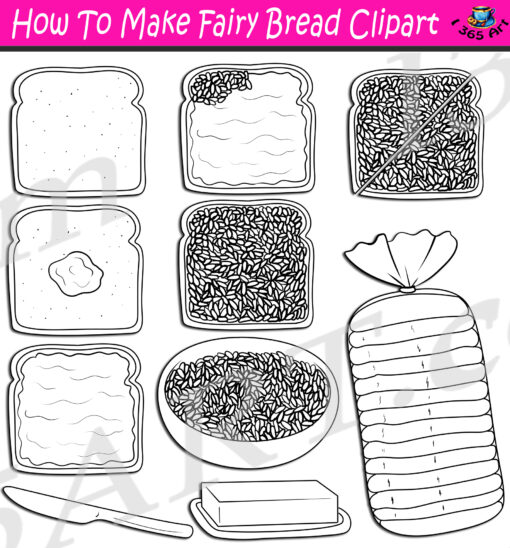 How To Make Fairy Bread Clipart