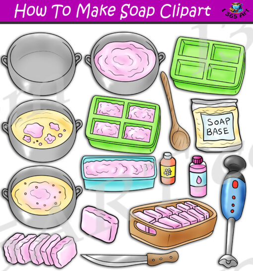 How To Make Soap Clipart