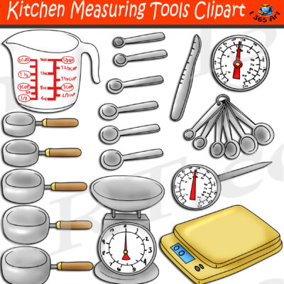 Kitchen Measuring Tools Clipart
