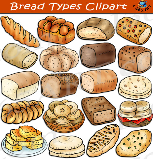 Bread Types Clipart
