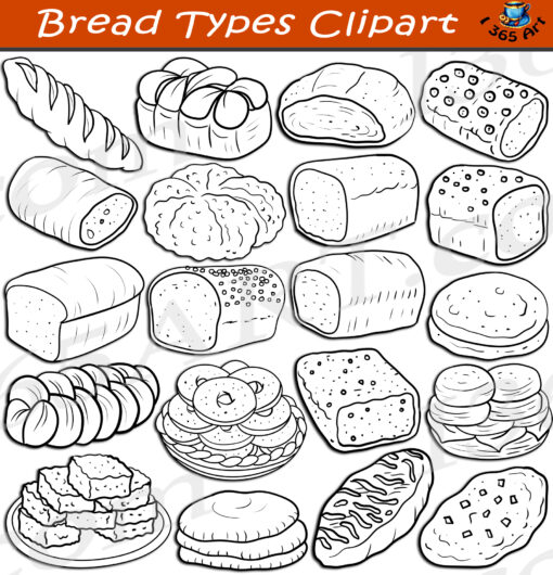 Bread Types Clipart