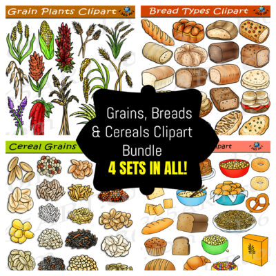 Grains Breads Cereals Clipart