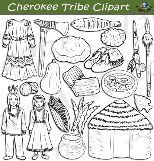 Cherokee Tribe Clipart