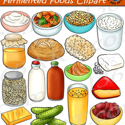 Fermented Foods Clipart