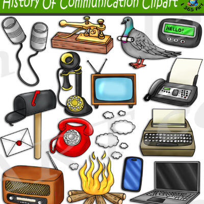 History Of Communication Clipart
