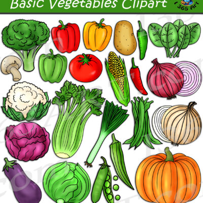Basic Vegetables Clipart