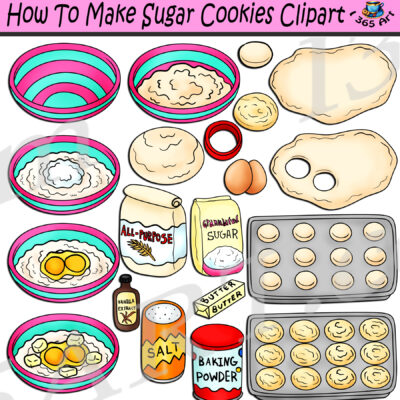 How To Make Sugar Cookies Clipart