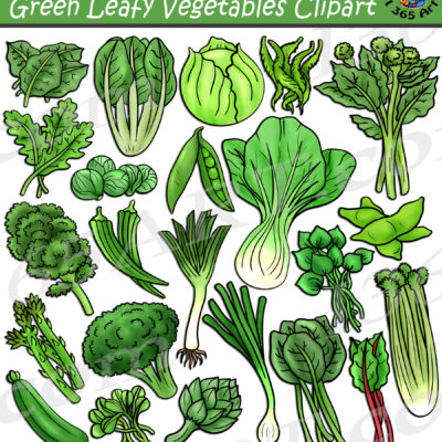 Green Leafy Vegetables Clipart