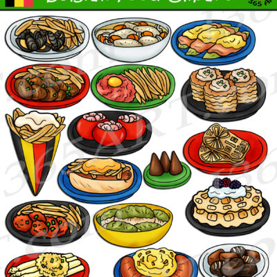 Belgian Food Clipart